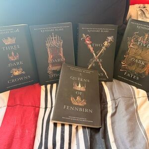 Three Dark Crowns 5 Book Series by Kendare Blake - Black Paperback/Hardcover